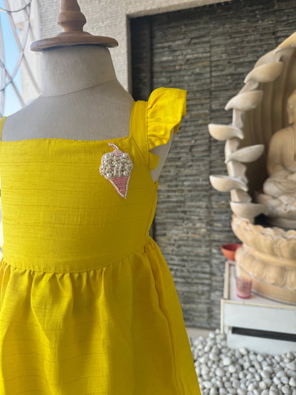Ice Cream HandEmbroidered Dress