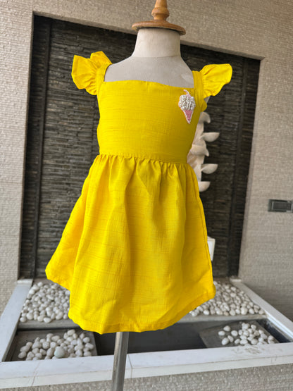 Ice Cream HandEmbroidered Dress