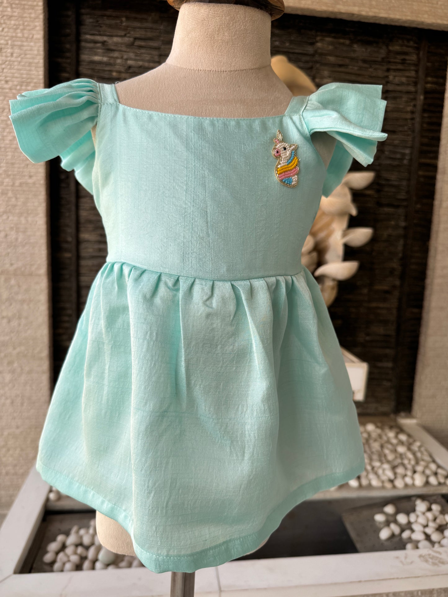 Unicorn HandEmbroidered Dress
